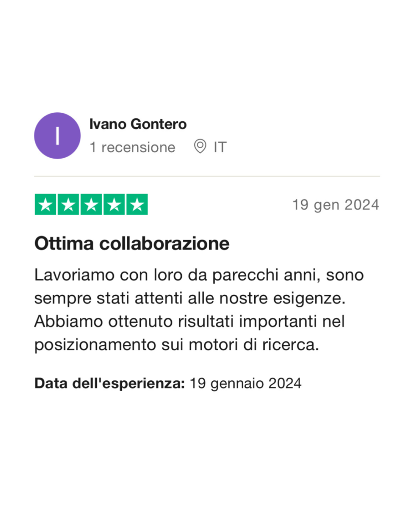 Recensione cliente